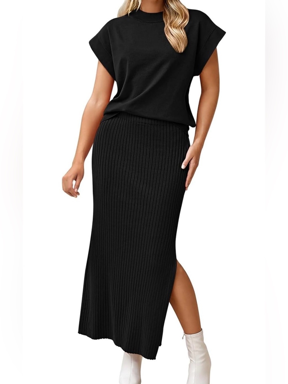 2 Piece Sweater Outfits Set